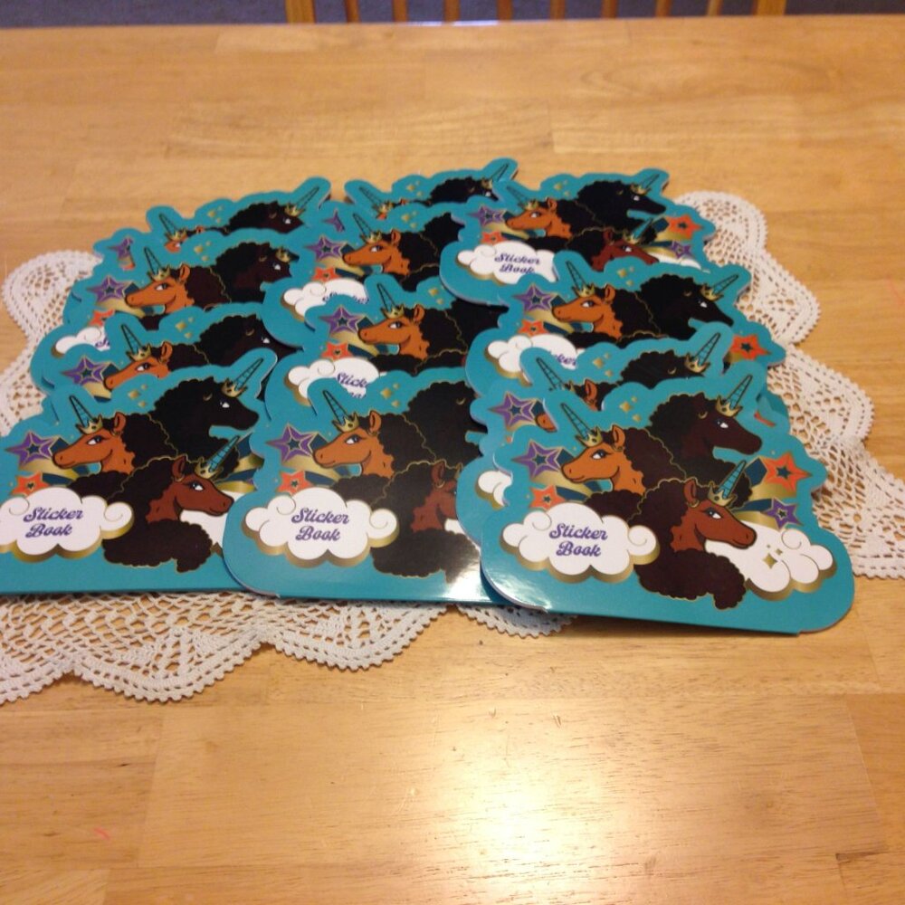 Unicorn crafts stickers bundle